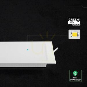 V-TAC 18W LED CREE CHIP zapustené stropné svietidlo štvorcové 295x295mm VT-61024CCT 2640lm 6 rokov záruka small 1