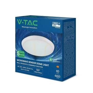 Stropné svietidlo V-TAC 40W LED CREE CHIP snímač pohybu ovládanie výkonu a farieb 5v1 IP65 VT-8179 4400lm 6 rokov záruka small 4
