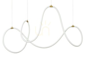 Závesné LED svietidlo Luces Exclusivas DEAN LE41385, zlaté, 150 cm small 1
