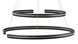 Závesné LED svietidlo BELLO Luces Exclusivas LE41596 čierne 80 cm 3000 K small 1