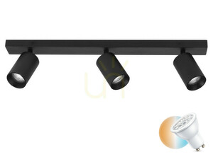 Stropné svietidlo Luces Exclusivas CLORINDA čierne 3×GU10 LE61469 small 0