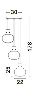 PADRE Luces Exclusivas Závesné svietidlo LE42631 small 5