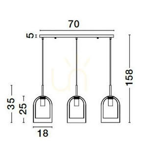 Závesné svietidlo BONAO Luces Exclusivas LE42641 small 4