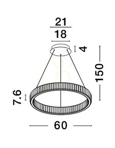 Závesné svietidlo BAUTA Luces Exclusivas LE42674 4 Závesné svietidlo BAUTA Luces Exclusivas LE42674 small 4