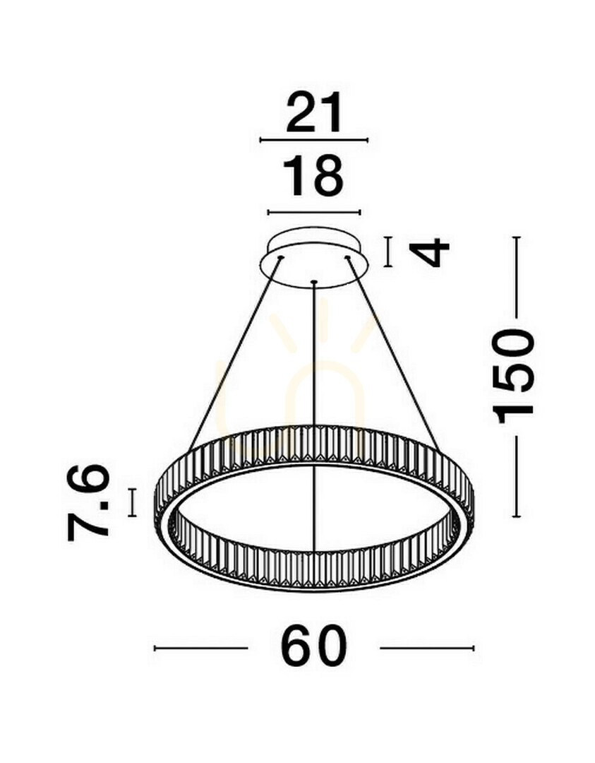 Šou Závesné svietidlo BAUTA Luces Exclusivas LE42674 Závesné svietidlo BAUTA Luces Exclusivas LE42674