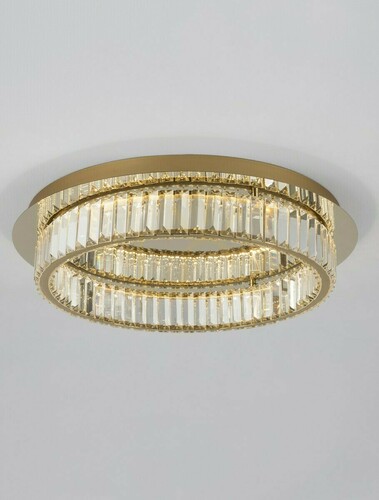 Skontrolujte Stropné svietidlo BAUTA Luces Exclusivas zlaté krištáľové LED 40W 2505lm 3500K 60cm LE42679