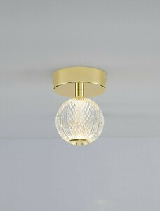 LED stropné svietidlo Luces Exclusivas CANA LE42691 zlaté 12 cm small 2