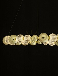 Závesné LED svietidlo Luces Exclusivas PONCE LE42703 zlaté 94 cm 46 W small 3