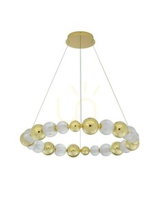 Závesné LED svietidlo Luces Exclusivas PONCE LE42703 zlaté 94 cm 46 W small 0