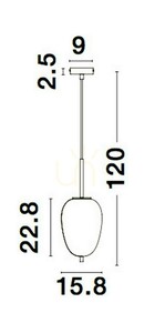 Závesné svietidlo MARC Luces Exclusivas LE42723 small 4