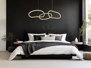 Zlaté závesné LED svietidlo CELAYA Luces Exclusivas LE42759, 82 cm, 3000 K small 5