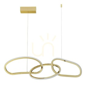 Zlaté závesné LED svietidlo CELAYA Luces Exclusivas LE42759, 82 cm, 3000 K small 0