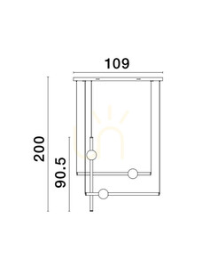 Závesné svietidlo IGUALA Luces Exclusivas LE42764 small 2
