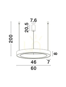 Závesné svietidlo SONORA od Luces Exclusivas LE42809 small 2