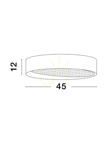 Skontrolujte Plafón MUZQUIZ Luces Exclusivas LE42840