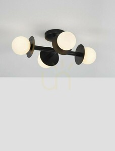Stropné svietidlo URUAPAN čierne 4×G9 Luces Exclusivas LE42887 small 1