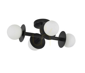 Stropné svietidlo URUAPAN čierne 4×G9 Luces Exclusivas LE42887 small 0