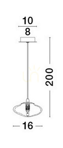 Závesné svietidlo NAYARIT Luces Exclusivas LE42897 small 2