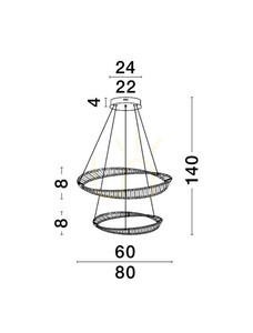 Závesné svietidlo BAUTA Luces Exclusivas LE42914 small 2