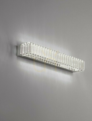 Skontrolujte LED nástenné svietidlo Luces Exclusivas BAUTA LE42920 chróm 19 W 60 cm