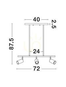 Závesné svietidlo CAYES Luces Exclusivas LE42926 small 1