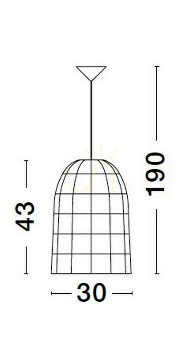Displej Závesné svietidlo PALMAR Luces Exclusivas LE42954 Závesné svietidlo PALMAR Luces Exclusivas LE42954