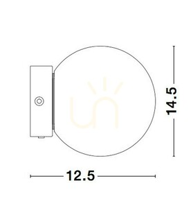 Nástenné svietidlo UBEDA Luces Exclusivas LE42966 small 2