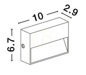 MATEHUALA Luces Exclusivas vonkajšie nástenné svietidlo LE71538 small 1