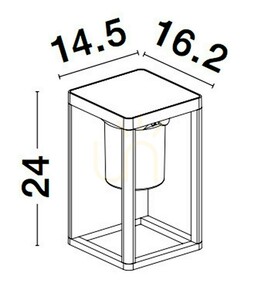 GIBRALEON Luces Exclusivas vonkajšie nástenné svietidlo LE71549 small 3