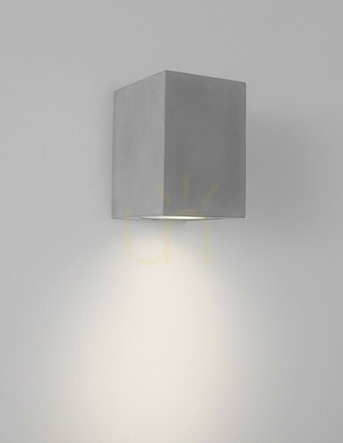 Skontrolujte Vonkajšie nástenné svietidlo IXTAPALUCA GU10 7W IP65 betón sivý 12 cm svetlo nadol LE71605 Luces Exclusivas