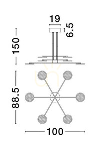 Závesné svietidlo ABOT Luces Exclusivas LE43208 small 3