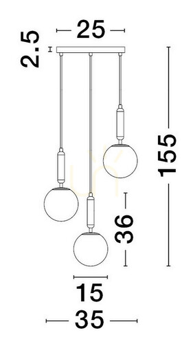 Skontrolujte AGRO Luces Exclusivas Závesné svietidlo LE43223