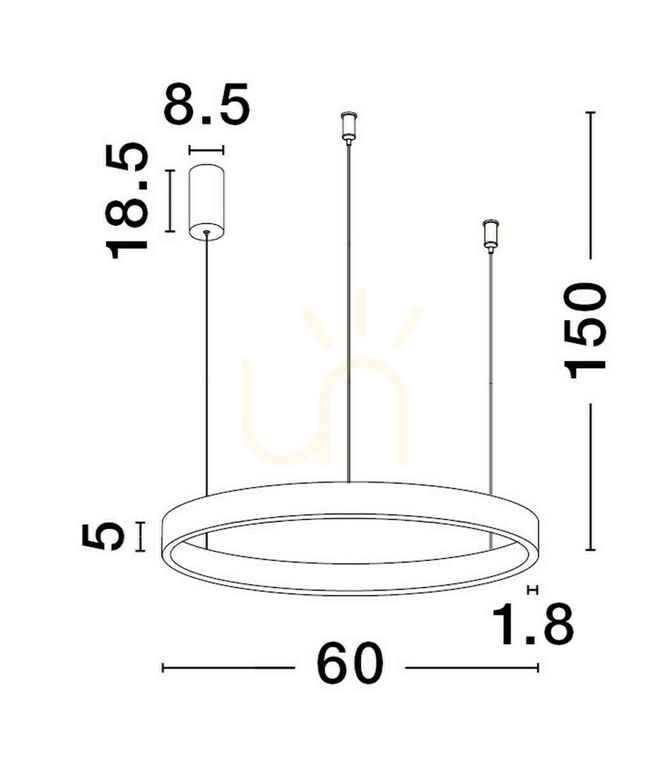 Náhľad Závesné svietidlo BARI od Luces Exclusivas LE43246 Závesné svietidlo BARI od Luces Exclusivas LE43246