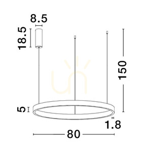 Závesné svietidlo BARI od Luces Exclusivas LE43250 small 2