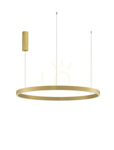 Závesné svietidlo BARI LED kruh 98 cm kefované zlato Luces Exclusivas LE43251 small 0