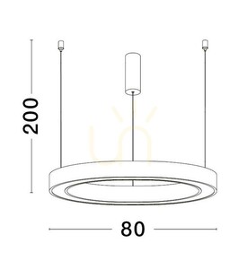 Závesné svietidlo MILPA Luces Exclusivas LE43287 small 2