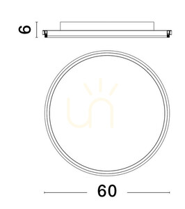 LED stropné svietidlo Luces Exclusivas ACALA LE43327 zlaté, 60 cm, 60 W, 3000 K small 2
