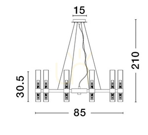 ACUNA Luces Exclusivas Závesné svietidlo LE43346 small 1