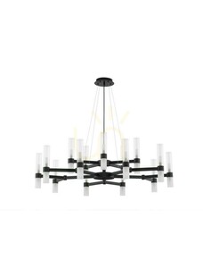 Luster Luces Exclusivas ACUNA LE43347, matná čierna, 120 cm, 30×G9 small 0