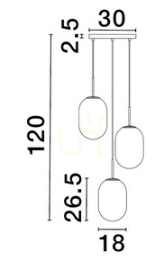 ACUYO Luces Exclusivas Závesné svietidlo LE43358 small 2