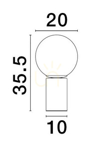 Plafón ADELA Luces Exclusivas LE43360 small 1