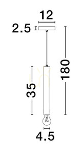 Závesné svietidlo BAJAN Luces Exclusivas LE43381 small 1