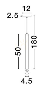 Závesné svietidlo BAJAN Luces Exclusivas LE43382 small 1