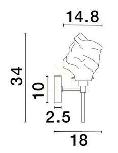 Nástenné svietidlo BALUN od Luces Exclusivas LE43404 small 2