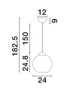 Závesné svietidlo BALMI Luces Exclusivas LE43414 small 2