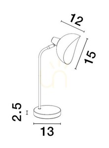 Stolová lampa BANAC Luces Exclusivas LE43426 small 2