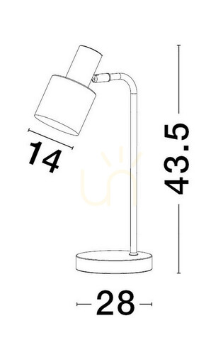 Skontrolujte Stolová lampa FRESNILLO Luces Exclusivas LE43442