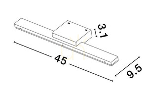 Nástenné svietidlo ACANOA od Luces Exclusivas LE43455 small 1