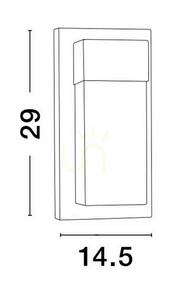 BACUSA Luces Exclusivas vonkajšie nástenné svietidlo LE73527 small 2