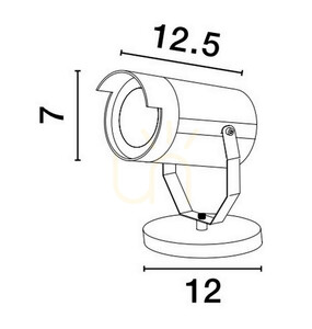 ACUAPA Luces Exclusivas vonkajšie nástenné svietidlo LE73531 small 3